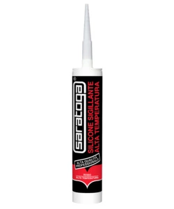 SILICONE ALTE TEMPERATURE ROSSO 280 ML - SARATOGA.